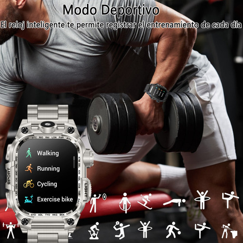 Reloj Inteligente Hombre Reloj Inteligente Bluetooth Llamada
