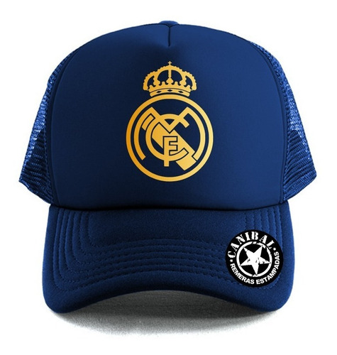 Gorras Trucker Real Madrid Escudo Dorado Remeras Canibal