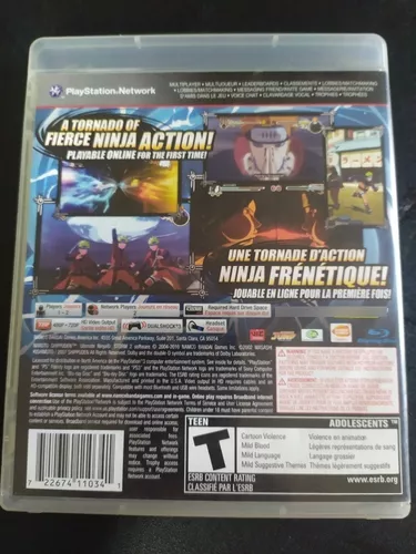 Naruto Storm 2 Jogo de Ps3 seminovo e completo. - Escorrega o Preço