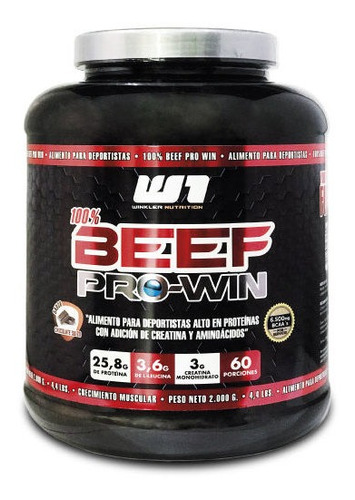 Beef Pro Win Proteína De Carne + Creatina 2 Kg, 60 Porciones