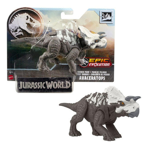 Jurassic World Dinossauro Avaceratops Perigo - Mattel