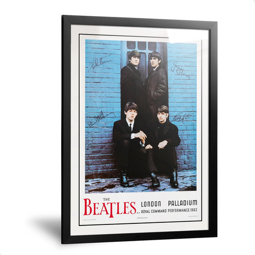 Cuadros Beatles London Palladium Rock Enmarcado 35x50cm