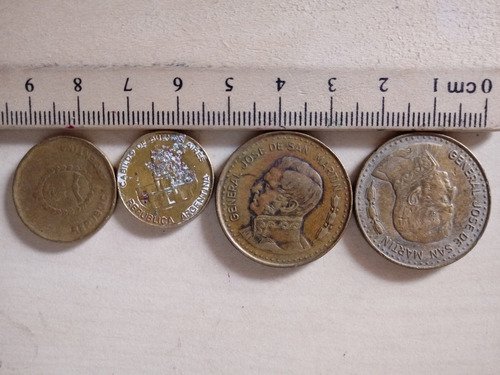 Monedas Argentinas De Peso Y Austral