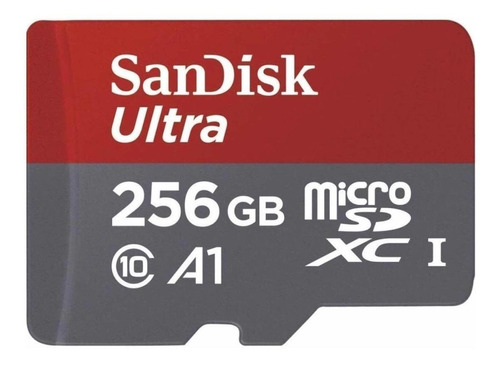 Tarjeta de memoria SanDisk SDSQUAM-256G-GN6MA  Ultra con adaptador SD 256GB