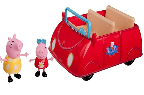 Carro Peppa Pig  + 2 Figuras Con Sonidos