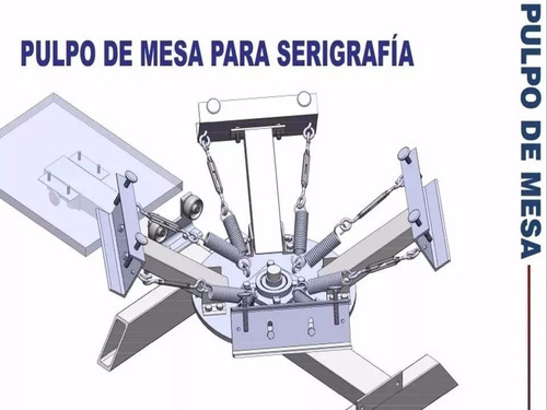 Planos Para Fabricar Maquina Pulpos Serigrafia Cilindrica
