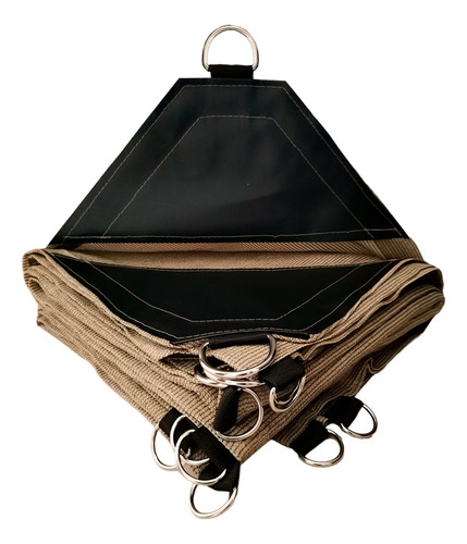 Imagen 1 de 10 de Malla Sombra 90% Raschel Beige De 10mx5m Reforzada