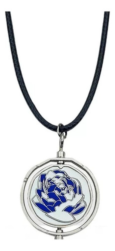 Zlj Collar Arcano Rosa Azul, Collar Arcano Giratorio