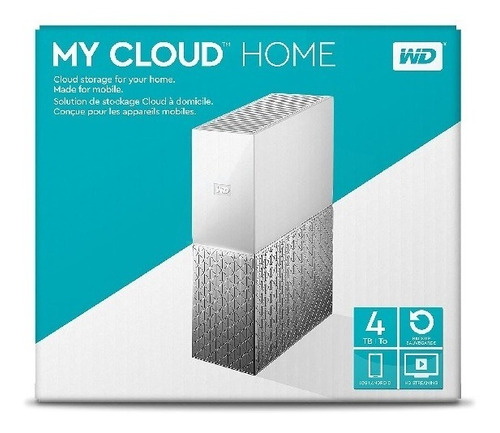 Wd My Cloud Wdbvxc0040hwt-nesn 4tb Hdd 4tbx1 Ram 1gb Gigabit