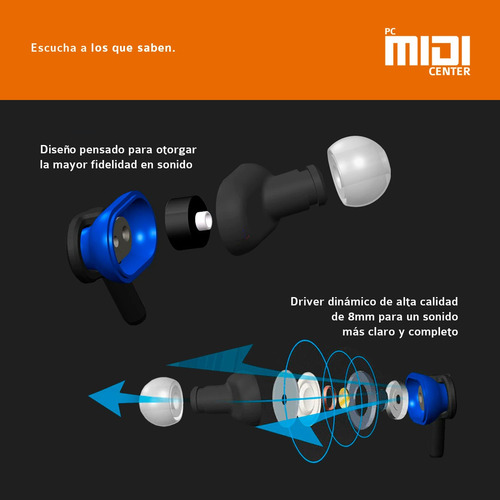 Auriculares Profesional In Ear Alctron Ae06 Monitoreo