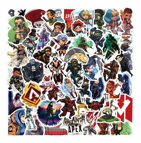 Videojuego A Escoger Variado 50 Calcomanias Stickers