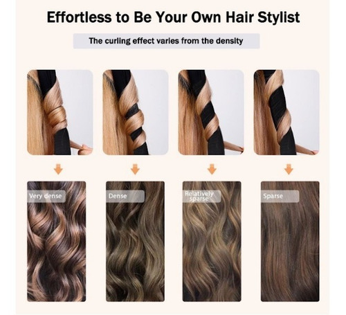 Imagen 3 de 9 de Ondulador Rizador Sin Calor Natural Pelo Accesorios