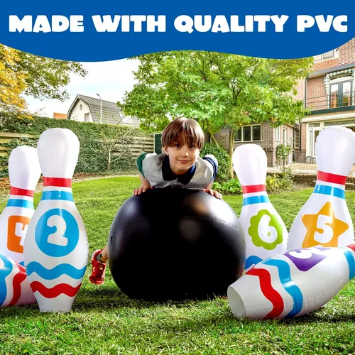 Joyin Juego De Bolos Hinchables Gigantes Para Niños Y...