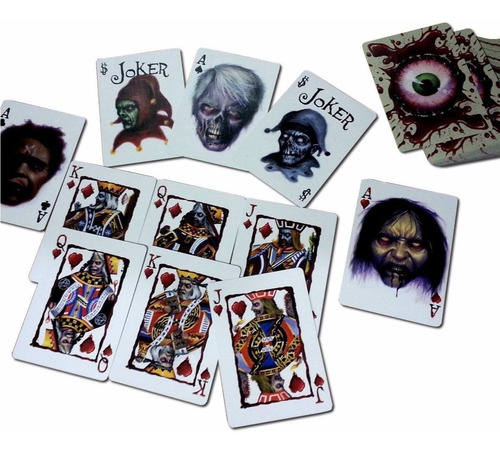 Imagen 3 de 6 de ¡ Cartas Bicycle Zombified Deck Playing Cards Baraja New !!