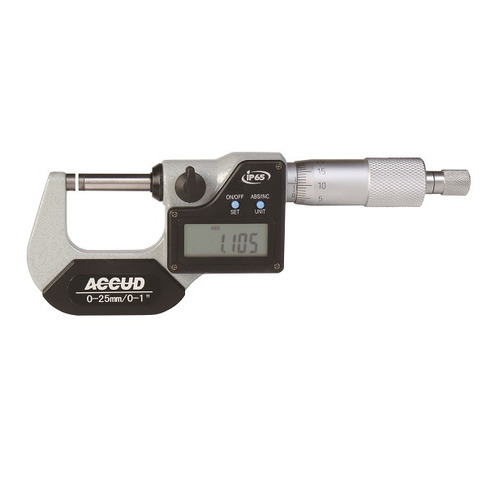 Micrometro Exterior Digital Ip 65 Accud 25 Mm - 50 Mm , 0.0