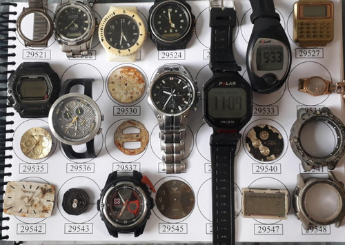 Lote 106 Sucatas Casio E Outros- Máquina Do Tempo