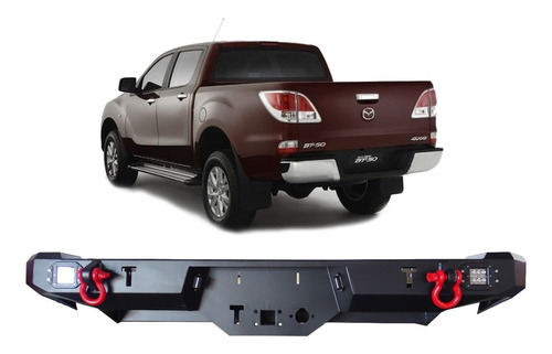 Parachoque Trasero Rally Mazda Bt50 2013-2019 Envio Gratis