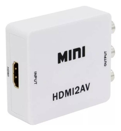 Conversor Adaptador Hdmi A Rca Av Video Audio Analogo