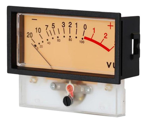 . 2x Precision Vu Meters Header Tn 73 Audio Vu