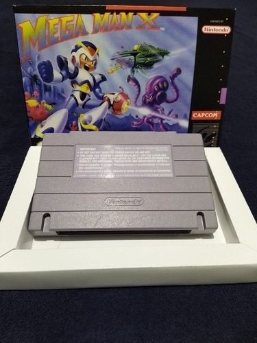 Mega Man X Para Super Nintendo En Caja (Usado)