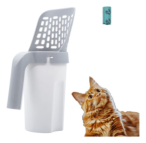 Pala Sanitario Arenero Gato C/ Colador Bolsa Recolector R29a