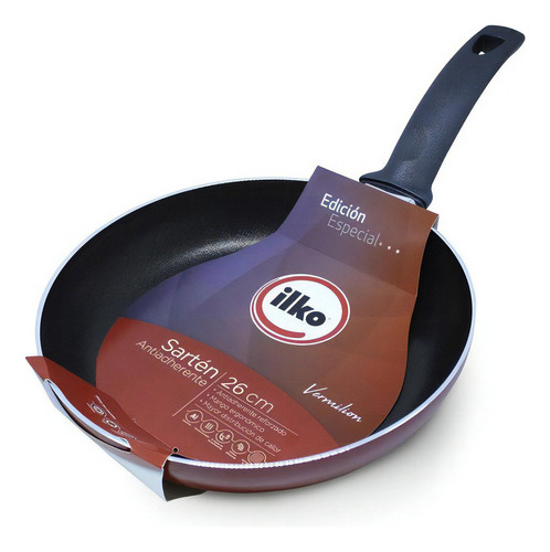 Sarten 26 Cm Element-rosso Ilko Color Burdeo