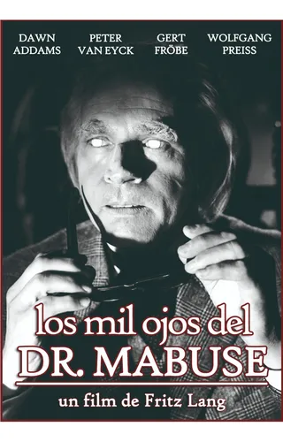 Los Mil Ojos Del Dr Mabuse - Fritz Lang - Dvd | MercadoLibre