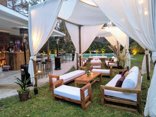 Alquiler Livings Rústicos Pallet Y Ambientación Para Eventos