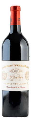 Vino Tinto Château Cheval Blanc 1er Grand Cru Classé A 2008