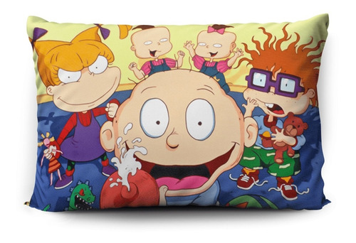 Funda De Almohada Rugrats 70x45cm Doble Estampado Vudú Love 