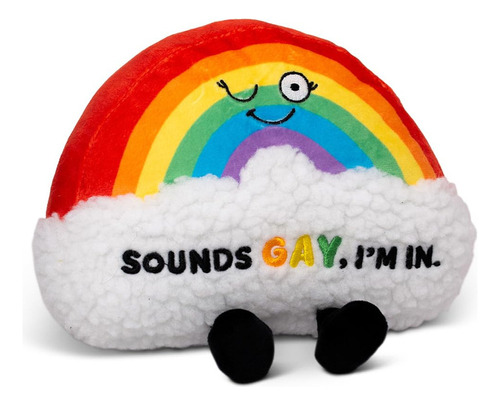 Punchkins - Suena Gay, ¡me Apunto! Rainbow Plushie - Divert