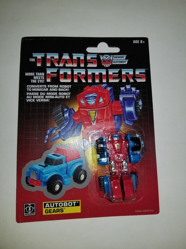 Gears Transformers G1 Reedición Vintage Mide 6cm