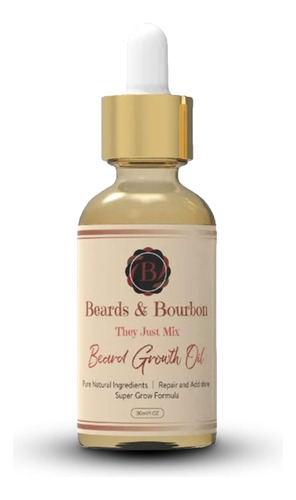 Baby Hair Aceite De Crecimiento Para Barbas Y Bourbon, Barba