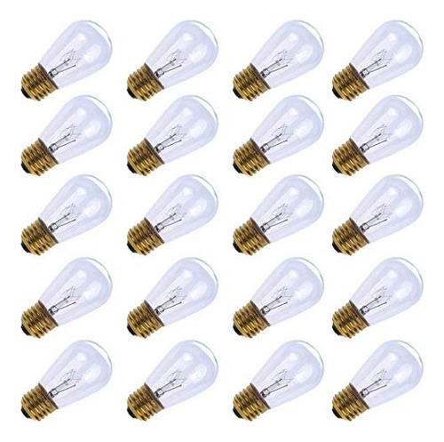 S14 Incandescent Edison Light Bulbs - 11w Vintage Clear...