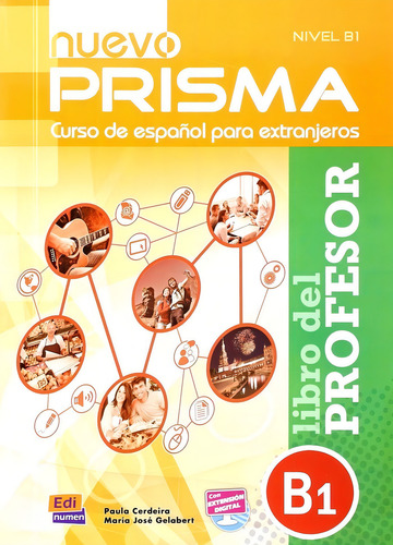 Nuevo Prisma B1 Libro Profesor, De Cerdeira, Paula. Editorial Edinumen, Tapa Blanda En Español