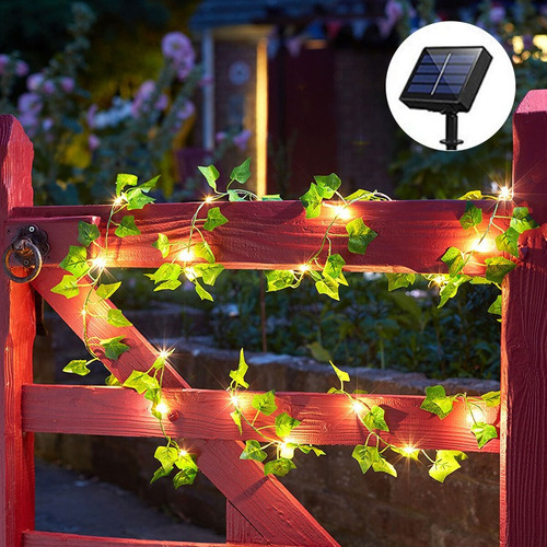 / Guirnalda De Luces Led Solares De Arce, 10 M, Luces De