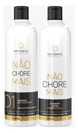 Borabella Kit Alisante Não Chore Mais 350 Ml