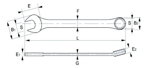Llave Combinada Fija 22mm Irimo