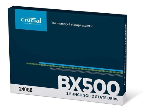 Disco Estado Solido Ssd 240gb Crucial Bx500 2.5 Nuevo 