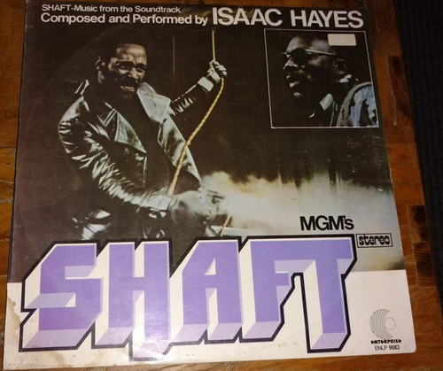 Lp Vinil (vg+) Isaac Hayes Shaft Trilha Sonora Original 1974