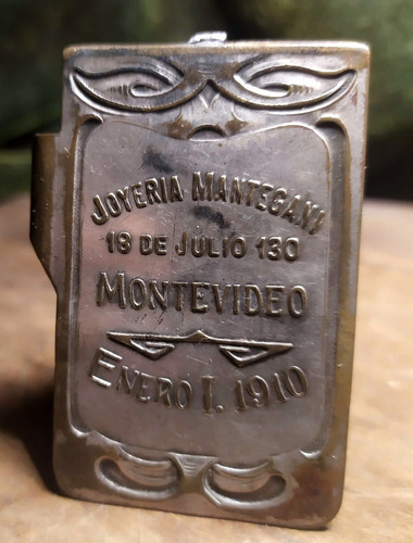 Antigua Porta Libreta Art Nouveau Joyeria Mantegani 1910.