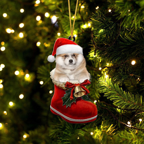 ( Calcetín Para Perro (2 #mold) Con Colgante De Árbol De