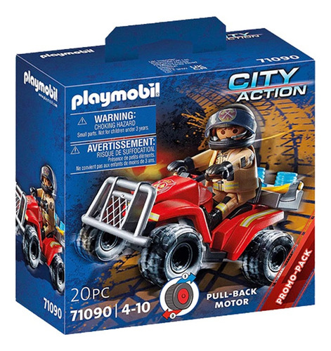 Playmobil City Action 71090 Bomberos Speed Quad