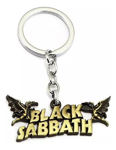 Llavero Logo Black Sabbath Metal Keychain