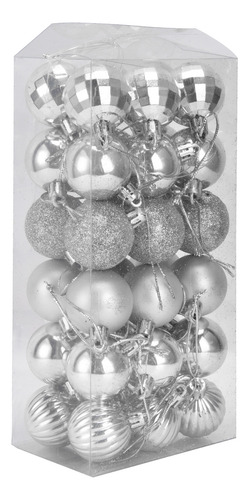 Decoración Navideña, 36 Piezas, Adornos De Bolas De Árbol Ir