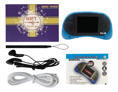 Consola De Jogos Portátil E-mods Gaming Kids 16 Bit W/ 220 G