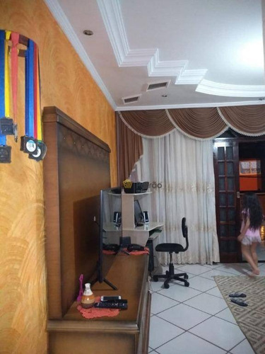 Sobrado Com 3 Dormitórios À Venda, 189 M² Por R$ 450.000,00 - Jardim Santo André - Santo André/sp - So0892