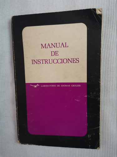 Libro Manual De Instrucciones Laboratorio De Idiomas Grolier