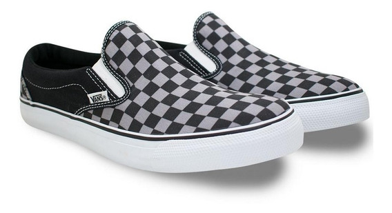 vans quadriculado sem cadarço