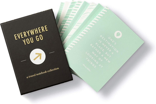 Everywhere You Go: Travel Notebook Collection With Prompts B